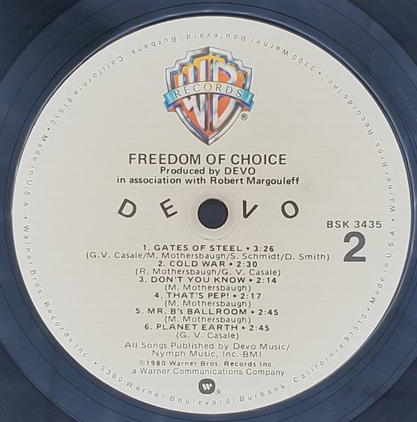 Devo - Freedom Of Choice | Warner Bros. Records (BSK 3435) - 4 Devo - Freedom Of Choice | Warner Bros. Records (BSK 3435) - 4