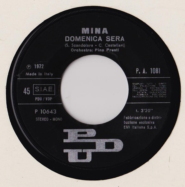 Mina - Eccomi | PDU (P.A. 1081) - 4