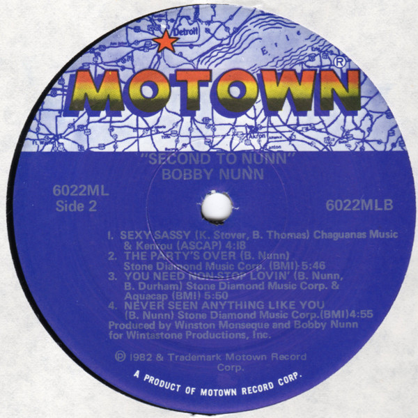 Bobby Nunn - Second To Nunn | Motown (6022ML) - 3 Bobby Nunn - Second To Nunn | Motown (6022ML) - 3