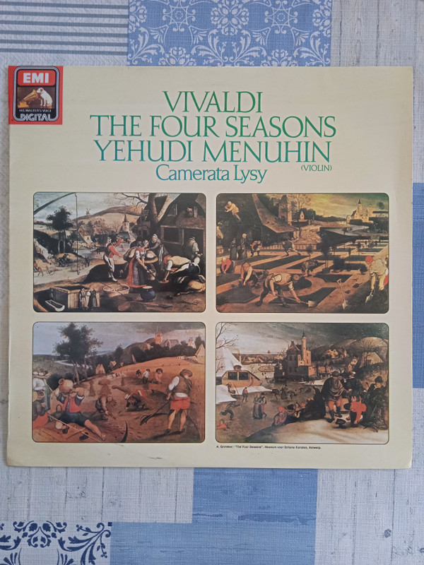 Antonio Vivaldi , Yehudi Menuhin , Camerata Lysy Gstaad - As Quatro Estações | His Master's Voice (1038341)