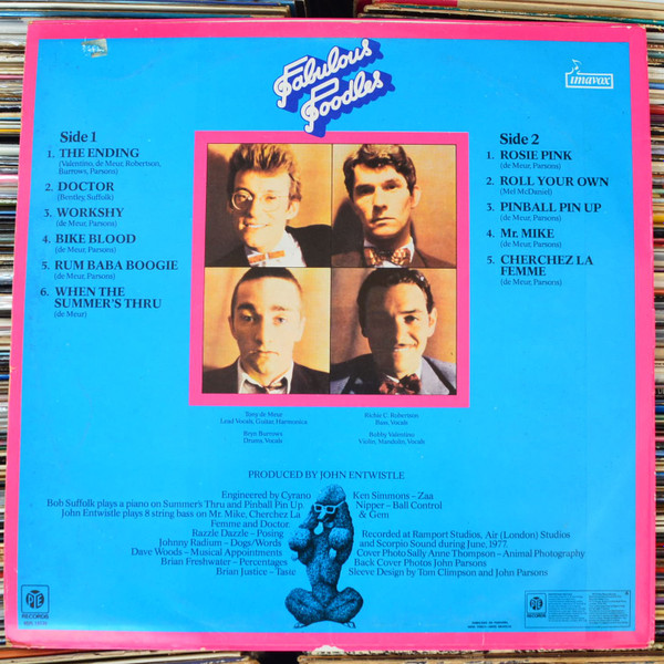 Fabulous Poodles - Fabulous Poodles | Pye Records (NSPL 18530) - 2