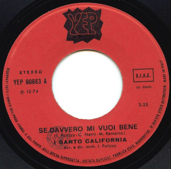 I Santo California - Tornerò | Yep Record (YEP 00663) - 3