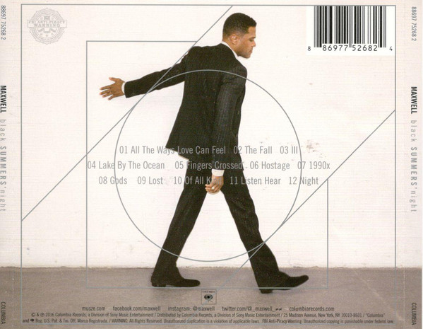 Maxwell - blackSUMMERS'night | Columbia (88697752682)
