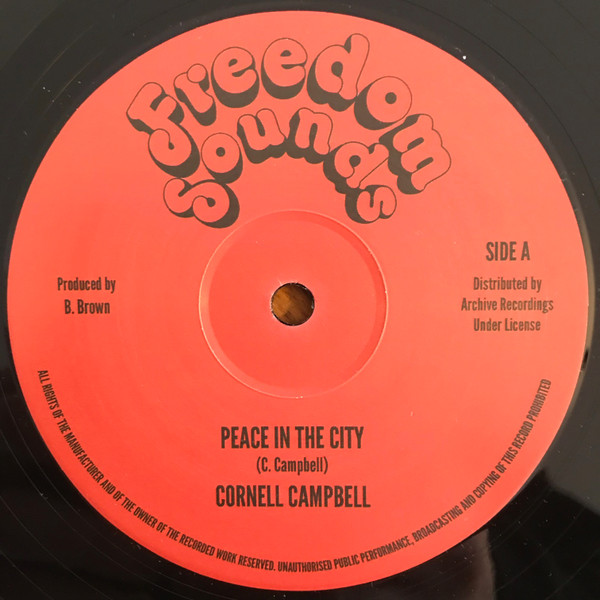 Cornell Campbell - Peace In The City | Freedom Sounds (none)