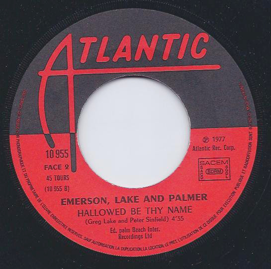 Emerson, Lake & Palmer - C'est La Vie | Atlantic (10.955) - 4