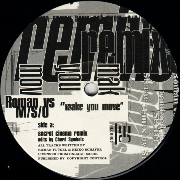 Roman Flügel vs. M/S/O - Make You Move (Remixed) | EC Records (EC 016) - 3 Roman Flügel vs. M/S/O - Make You Move (Remixed) | EC Records (EC 016) - 3
