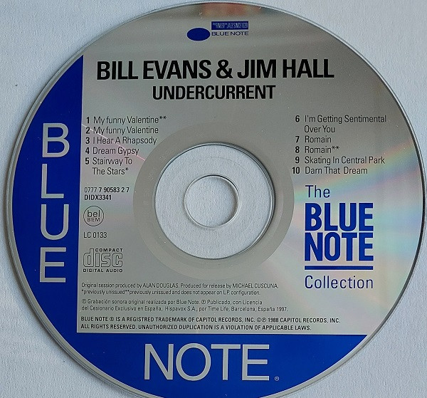 Bill Evans / Jim Hall - Undercurrent | Blue Note (0777 7 90583 2 7) - main