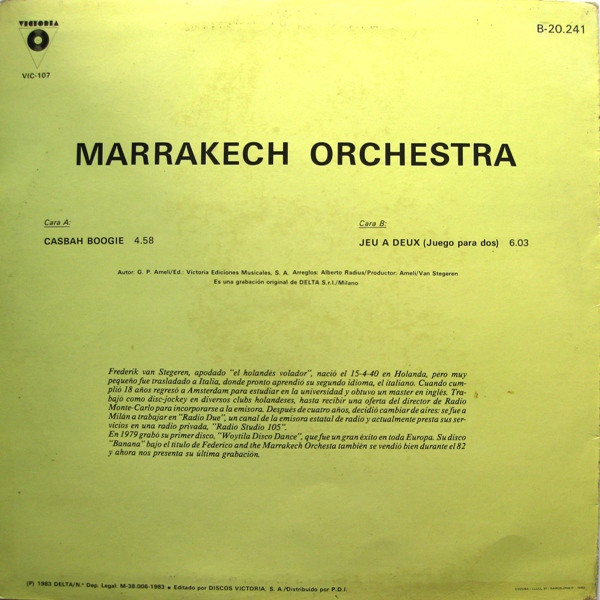 Marrakech Orchestra - Casbah Boogie | Victoria (VIC-107) - 2