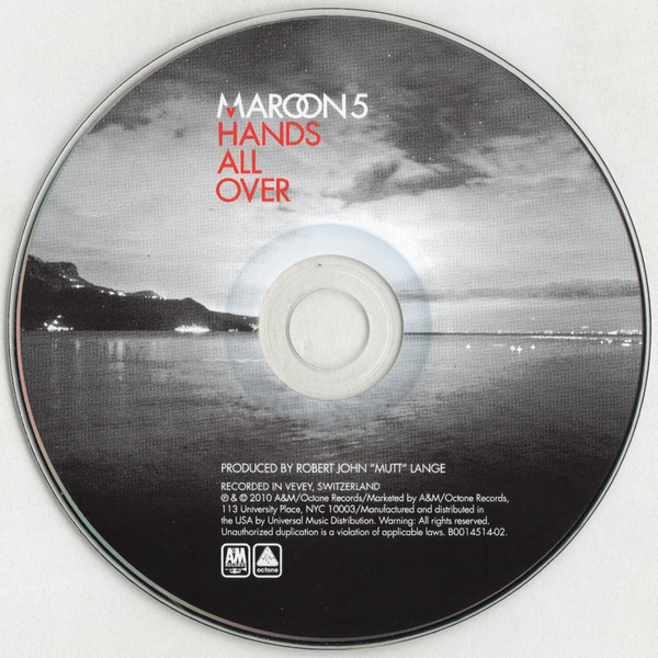 Maroon 5 - Hands All Over | A&M Octone Records (B0015984-02) - 3 Maroon 5 - Hands All Over | A&M Octone Records (B0015984-02) - 3