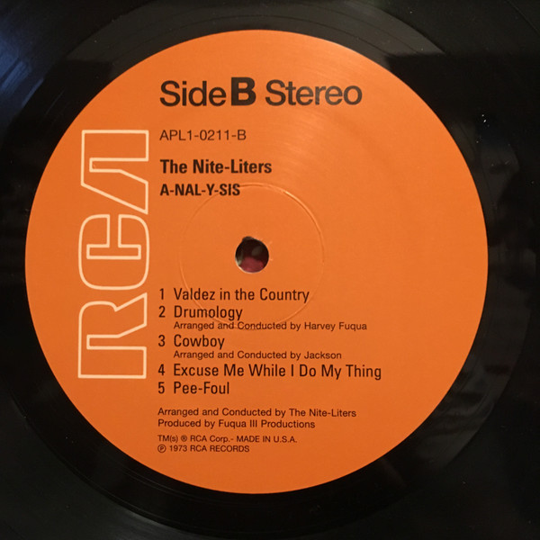 The Nite-Liters - A-nal-y-sis | RCA (APL1-0211) - 4 The Nite-Liters - A-nal-y-sis | RCA (APL1-0211) - 4