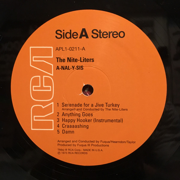 The Nite-Liters - A-nal-y-sis | RCA (APL1-0211) - 3 The Nite-Liters - A-nal-y-sis | RCA (APL1-0211) - 3
