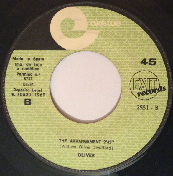 Oliver - Jean / The Arrangement | Crewe (2551-B) - 4