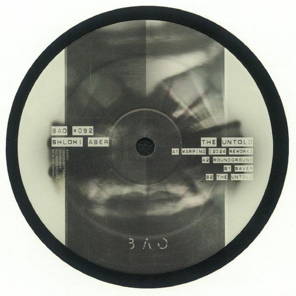 Shlomi Aber - The Untold | Be As One Imprint (BAO092) - main Shlomi Aber - The Untold | Be As One Imprint (BAO092) - main