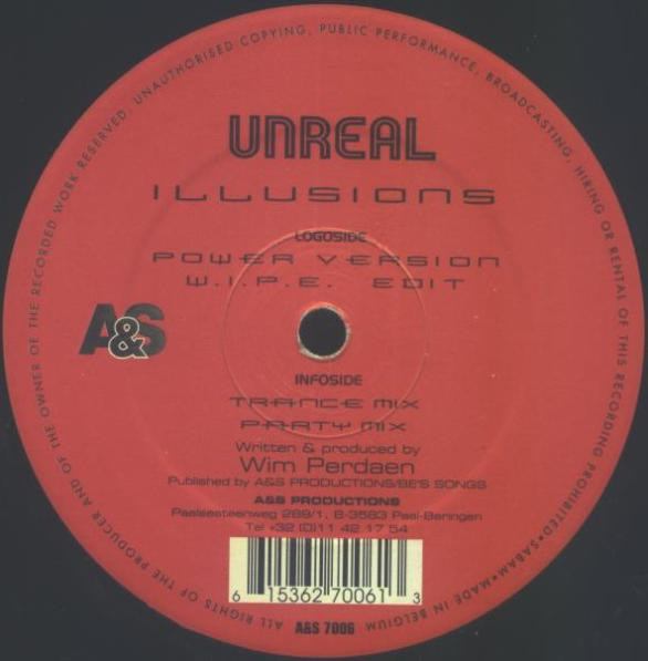 Unreal - Illusions | A&S (A&S 7006) - main