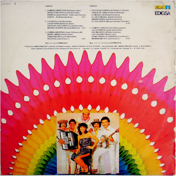 Los Remeros Del Son - Acuarela Musical Bailable | Discos Fuentes (08L0410) - 2 Los Remeros Del Son - Acuarela Musical Bailable | Discos Fuentes (08L0410) - 2