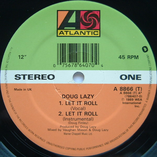 Doug Lazy - Let It Roll | Atlantic (A 8866 (T)) - main