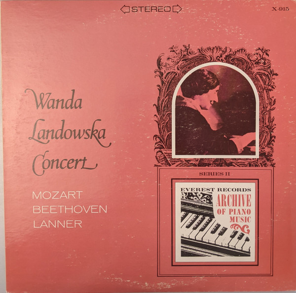 Wanda Landowska - Wanda Landowska Concert | Everest (X-915) - main Wanda Landowska - Wanda Landowska Concert | Everest (X-915) - main