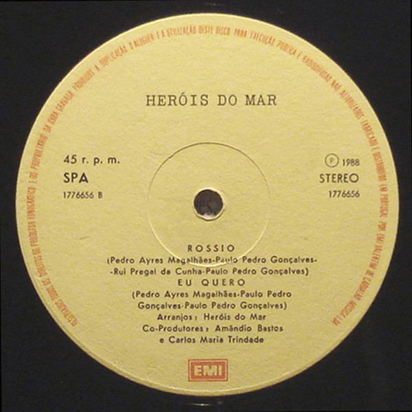 Heróis Do Mar - Eu Quero | EMI (1776656) - 4