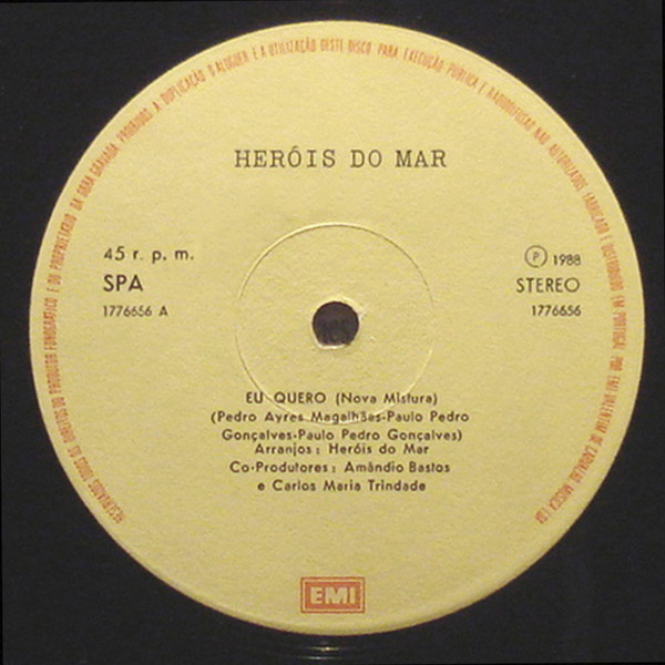 Heróis Do Mar - Eu Quero | EMI (1776656) - 3