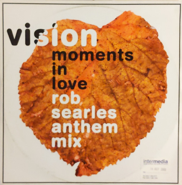Vision - Moments In Love (Rob Searles Anthem Mix) | ZTT (ZTT156T) - main