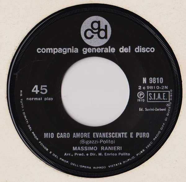 Massimo Ranieri - Sogno D'Amore | CGD (N 9810) - 4