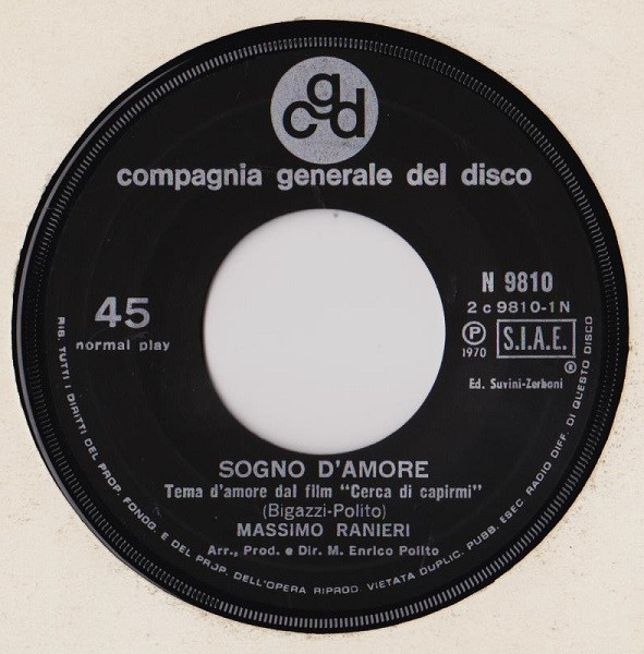 Massimo Ranieri - Sogno D'Amore | CGD (N 9810) - 3