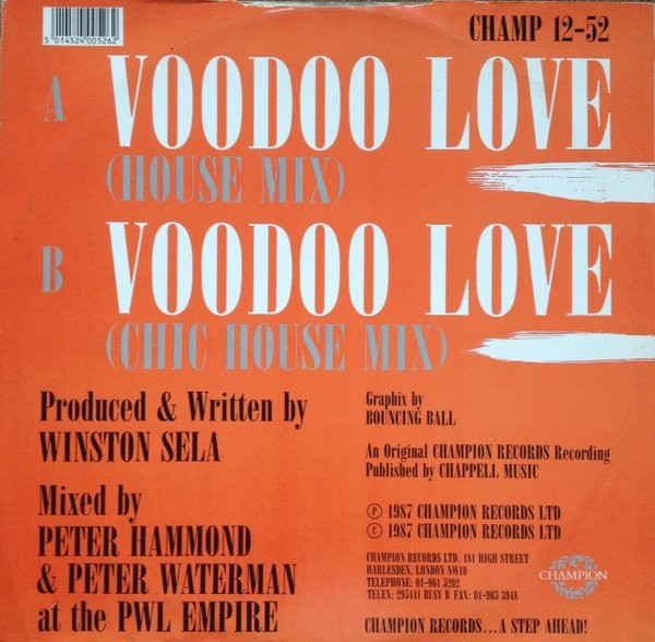 Judy La Rose - Voodoo Love | Champion (CHAMP 12-52) - 2