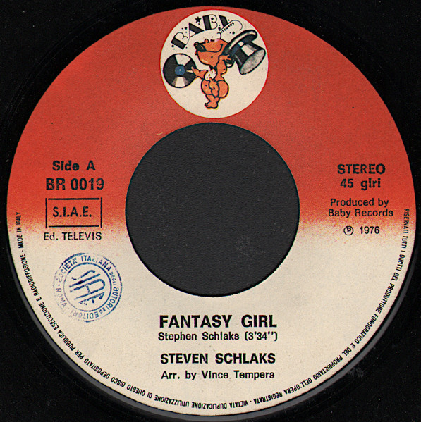 Stephen Schlaks - Fantasy Girl | Baby Records (BR 0019) - 3