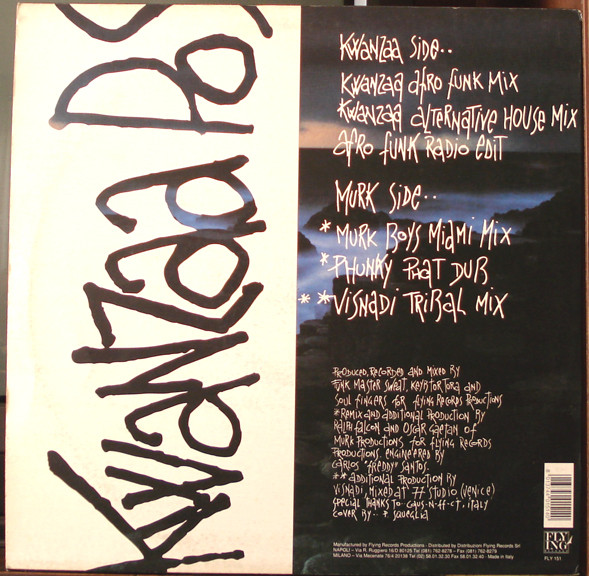 Kwanzaa Posse - Musika | Flying Records (FLY 151) - 2 Kwanzaa Posse - Musika | Flying Records (FLY 151) - 2