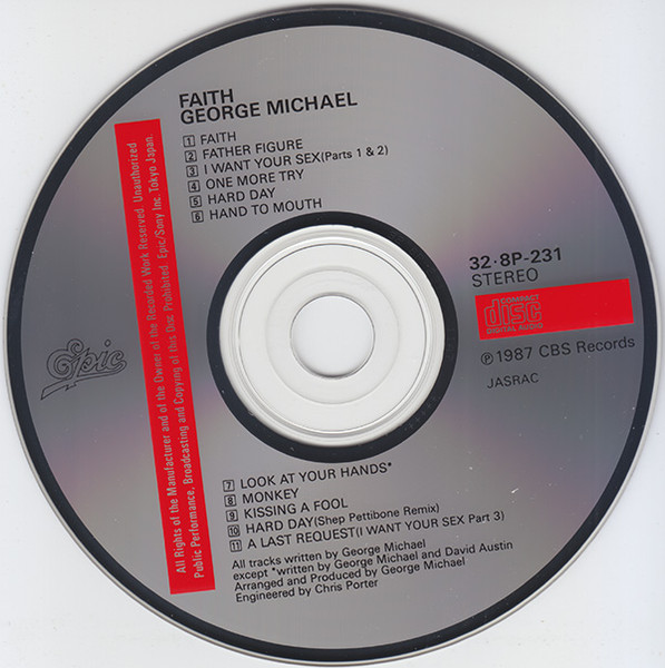 George Michael - Faith | Epic/Sony (32・8P-231) - 4