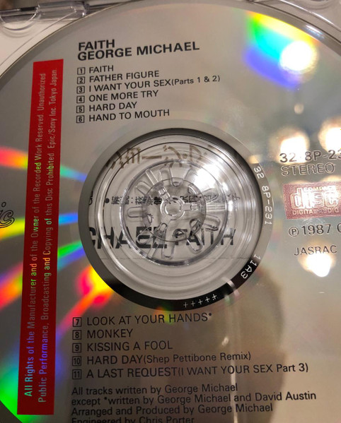 George Michael - Faith | Epic/Sony (32・8P-231) - 2