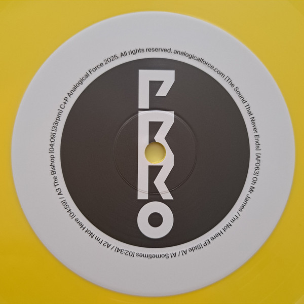 Oh Mr James - I'm Not Here EP | Analogical Force (AF063) - 3 Oh Mr James - I'm Not Here EP | Analogical Force (AF063) - 3