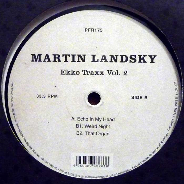 Martin Landsky - Ekko Traxx Vol. 2 | Poker Flat Recordings (PFR175) - 2 Martin Landsky - Ekko Traxx Vol. 2 | Poker Flat Recordings (PFR175) - 2