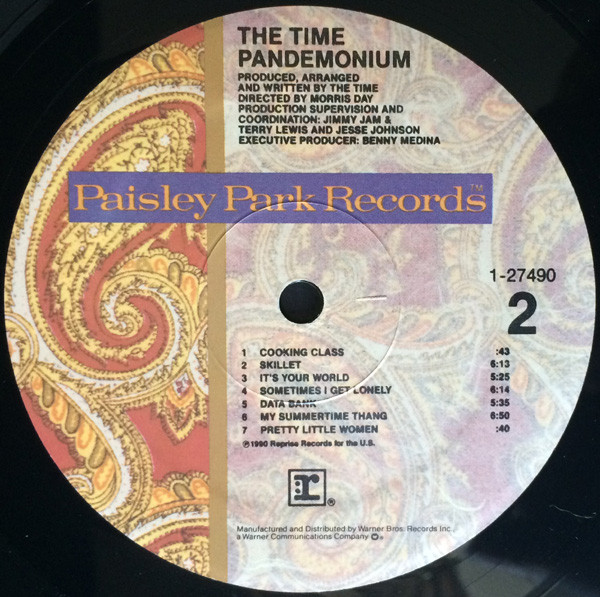 The Time - Pandemonium | Paisley Park (9 27490-1) - 4 The Time - Pandemonium | Paisley Park (9 27490-1) - 4
