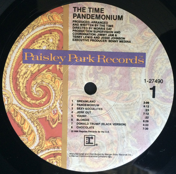 The Time - Pandemonium | Paisley Park (9 27490-1) - 3 The Time - Pandemonium | Paisley Park (9 27490-1) - 3