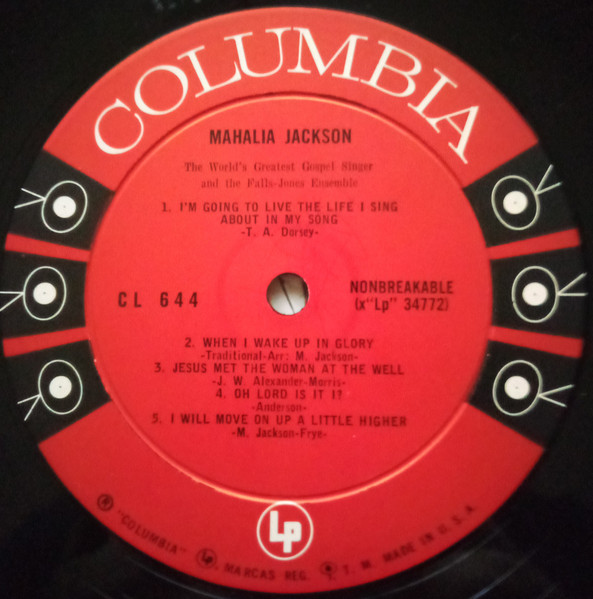 Mahalia Jackson - The World's Greatest Gospel Singer | Columbia (CL 644) - 3 Mahalia Jackson - The World's Greatest Gospel Singer | Columbia (CL 644) - 3