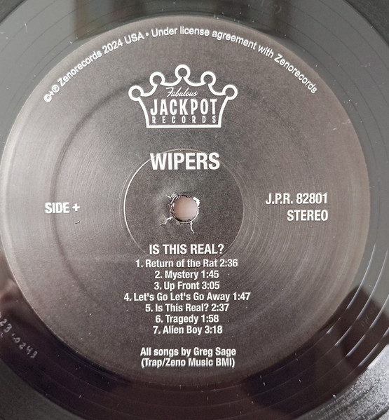 Wipers - Is This Real? [Vinyl] | Jackpot Records (JPR82801) - 4