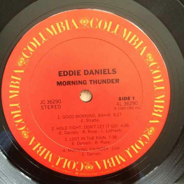 Eddie Daniels - Morning Thunder | Columbia (JC 36290) - 3