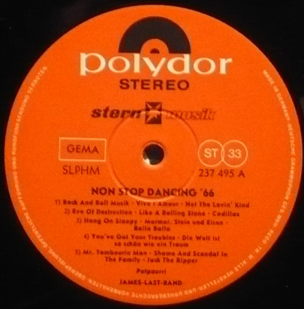 The James Last Band - Non Stop Dancing '66 (28 Hits Für Ihre Party) | Polydor (237 495) - main