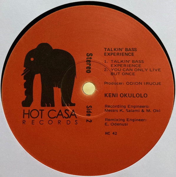 Babá Ken Okulolo - Talkin' Bass Experience | Hot Casa Records (HC 42) - 4 Babá Ken Okulolo - Talkin' Bass Experience | Hot Casa Records (HC 42) - 4