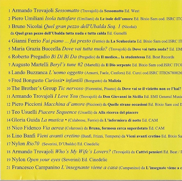 Various - Commedia Sexy All'Italiana | Mediane (MED11014) - 4 Various - Commedia Sexy All'Italiana | Mediane (MED11014) - 4