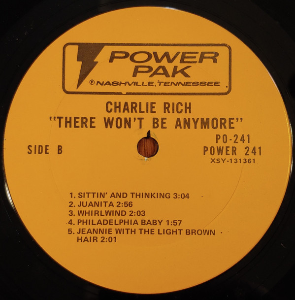 Charlie Rich - There Won't Be Anymore | Power Pak (PO-241) - 3