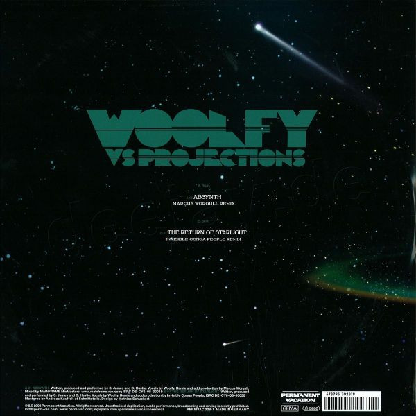 Woolfy vs Projections - Absynth / The Return Of Starlight | Permanent Vacation (PERMVAC 028-1) - 2 Woolfy vs Projections - Absynth / The Return Of Starlight | Permanent Vacation (PERMVAC 028-1) - 2