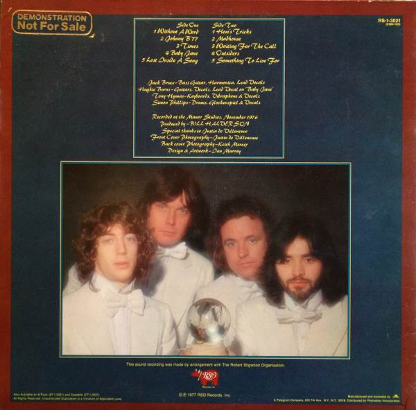 The Jack Bruce Band - How's Tricks | RSO (RS-1-3021) - 2