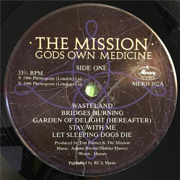 The Mission - Gods Own Medicine | Mercury (MERH 102) - 3 The Mission - Gods Own Medicine | Mercury (MERH 102) - 3