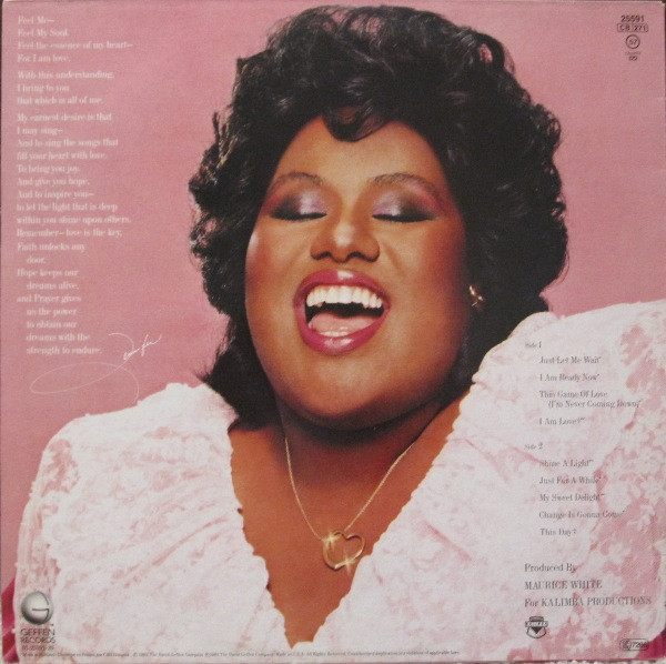 Jennifer Holliday - Feel My Soul | Geffen Records (GEF 25591) - 2