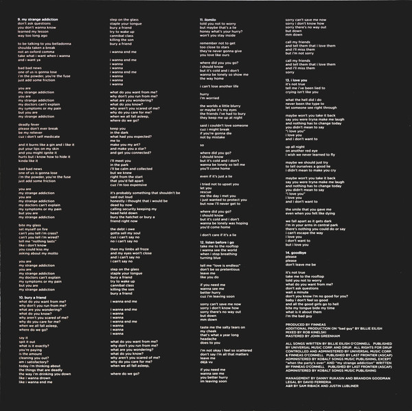 Billie Eilish - When We All Fall Asleep, Where Do We Go? | Darkroom (00602577427664) - 3