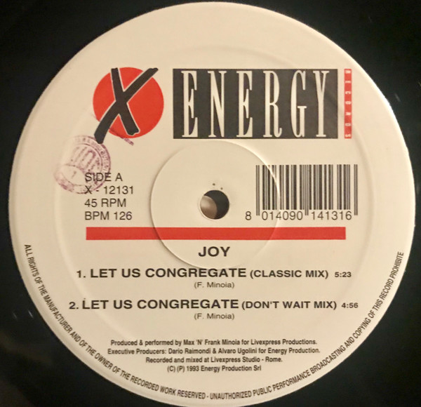 Joy Garrison - Let Us Congregate | X-Energy Records (X-12131) - 3 Joy Garrison - Let Us Congregate | X-Energy Records (X-12131) - 3
