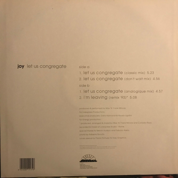 Joy Garrison - Let Us Congregate | X-Energy Records (X-12131) - 2 Joy Garrison - Let Us Congregate | X-Energy Records (X-12131) - 2