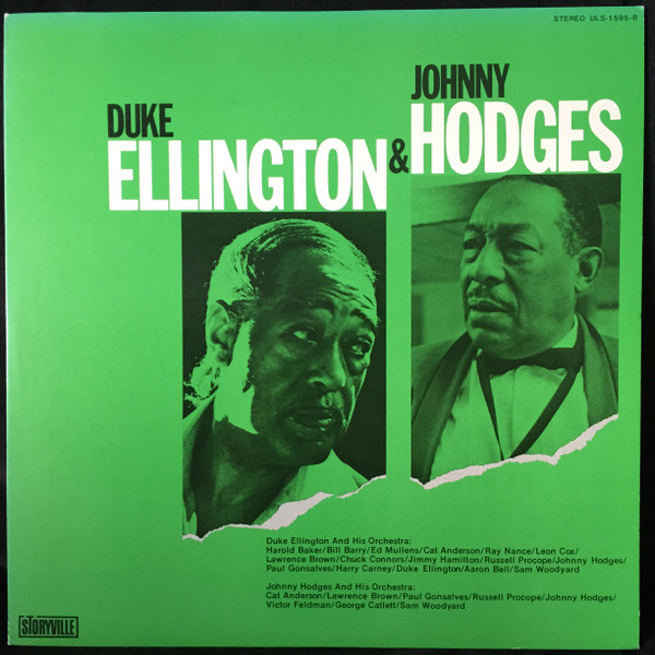 Duke Ellington & Johnny Hodges - Duke Ellington &  Johnny Hodges | Storyville (ULS-1595-R)